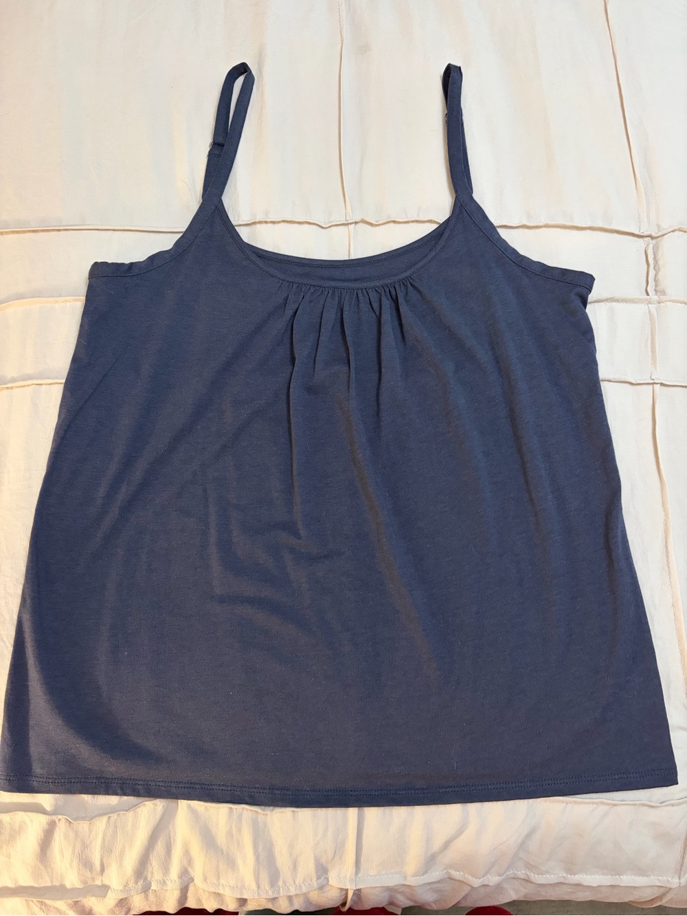 Garnet Hill Navy Spaghetti-Strap Camisole*